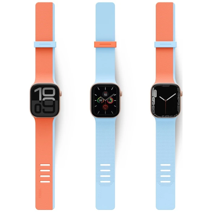 UNIQ Revix IV Reversible Magnetic Apple Watch Series 1/2/3/4/5/6/7/8/9/10/11/12SE/SE2/SE3 40/41/42mm orange-blue