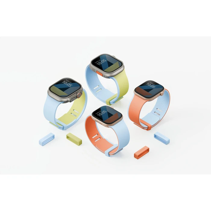 UNIQ Revix IV Reversible Magnetic Apple Watch Series 1/2/3/4/5/6/7/8/9/10/11/12SE/SE2/SE3 40/41/42mm orange-blue