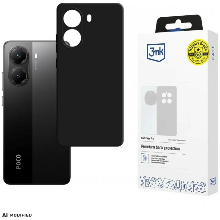 3MK Matt Case Pro Poco X7 Pro 5G black