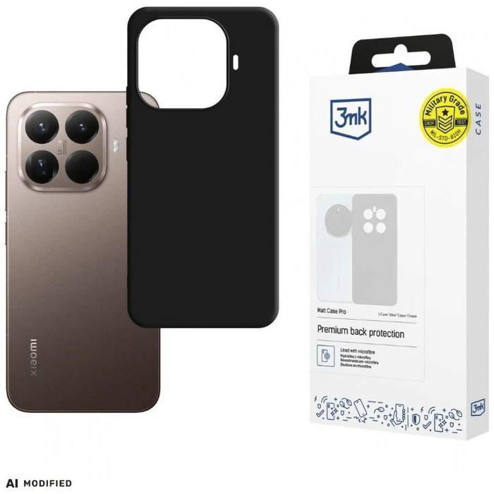 3MK Matt Case Pro Xiaomi 15T Pro 5G black