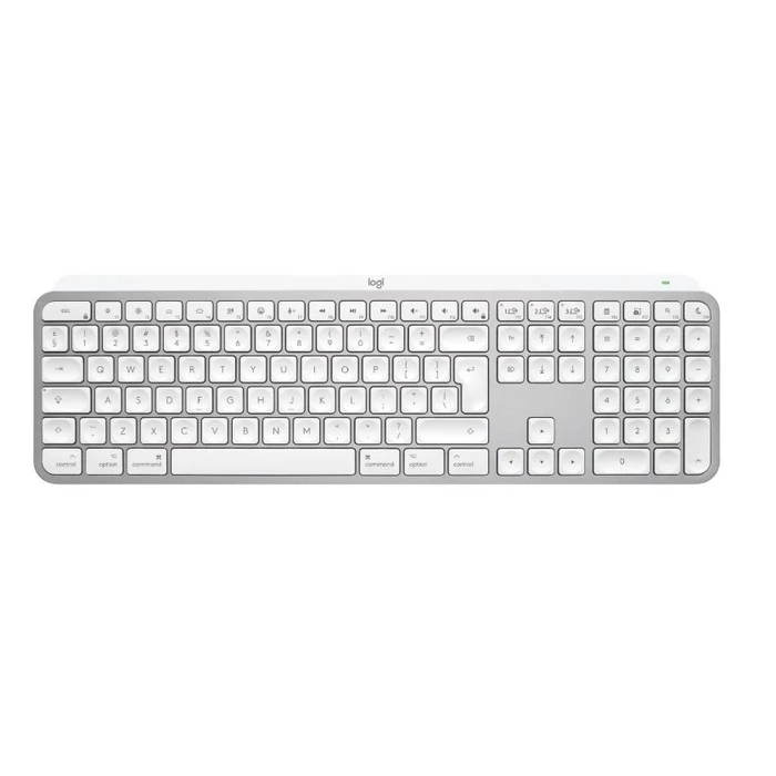 Πληκτρολόγιο Ασύρματο Logitech Mx Keys S For Mac Pale Grey Us 920-011638
