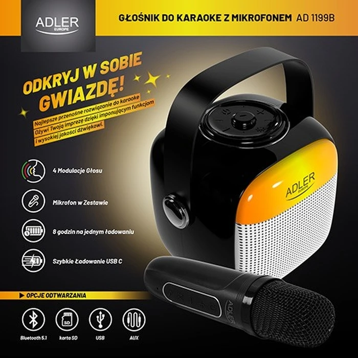 Karaoke Adler Ad1199b