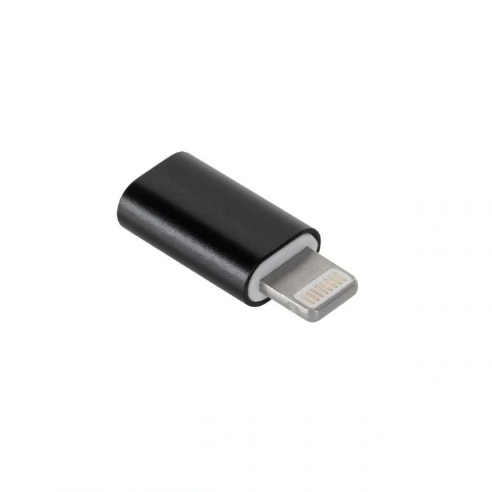 Αντάπτορας USB M-Life MicroUSB σε Lightning Port (iPhone) Μαύρος