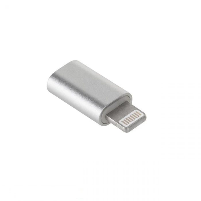 Αντάπτορας USB M-Life MicroUSB σε Lightning Port (iPhone) Λευκός