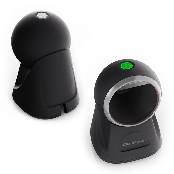 Barcode Scanner Qoltec 1d,2d Qr Code Stationary