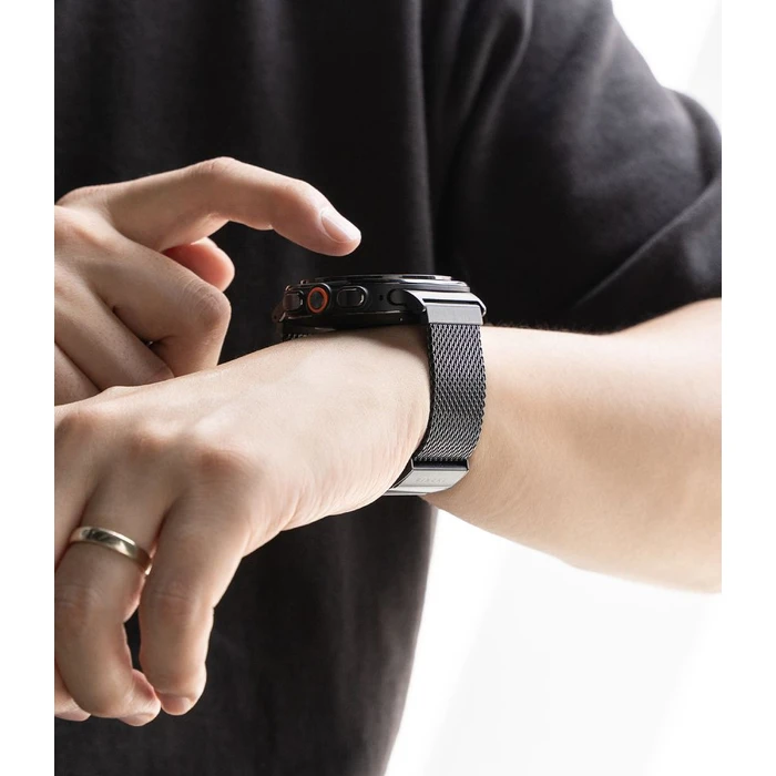Ringke Metal One Mesh Samsung Galaxy Watch Ultra 1 / 2 2024-2026 47 mm Black