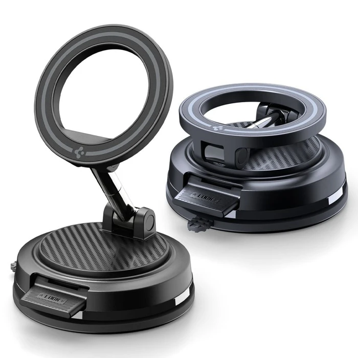 Spigen STK100 VacuumLock Magnetic MagSafe Dashboard Car Mount Black