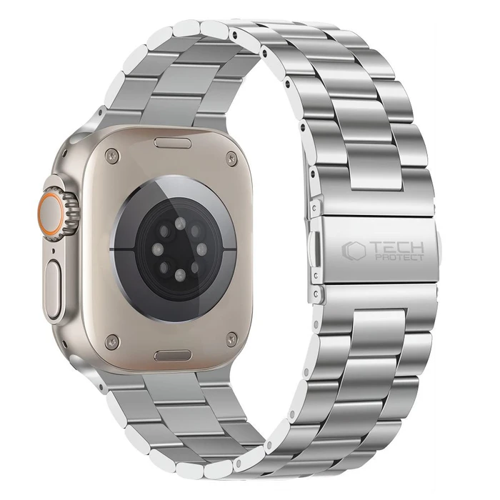 Tech-Protect Stainless Apple Watch 8 / 9 / 10 / 11 / 12 / SE / Ultra 44/45/46/49 mm Silver
