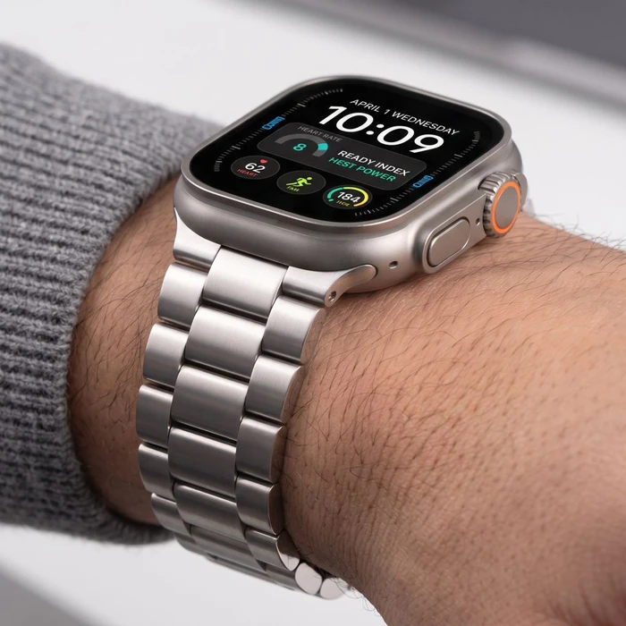 Tech-Protect Stainless Apple Watch 8 / 9 / 10 / 11 / 12 / SE / Ultra 44/45/46/49 mm Silver