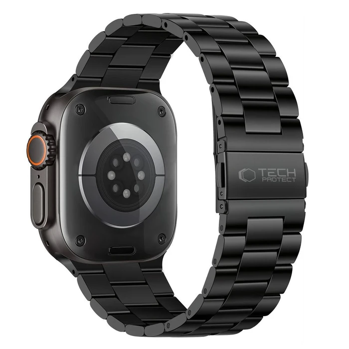 Tech-Protect Stainless Apple Watch 8 / 9 / 10 / 11 / 12 / SE / Ultra 44/45/46/49 mm Black