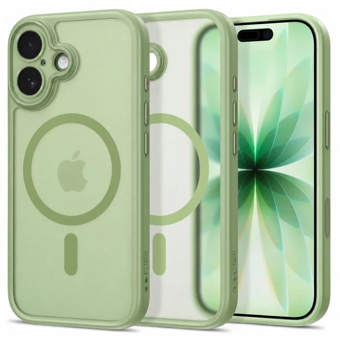 Tech-Protect MagPeak MagSafe CC Apple iPhone 17 Matte Sage
