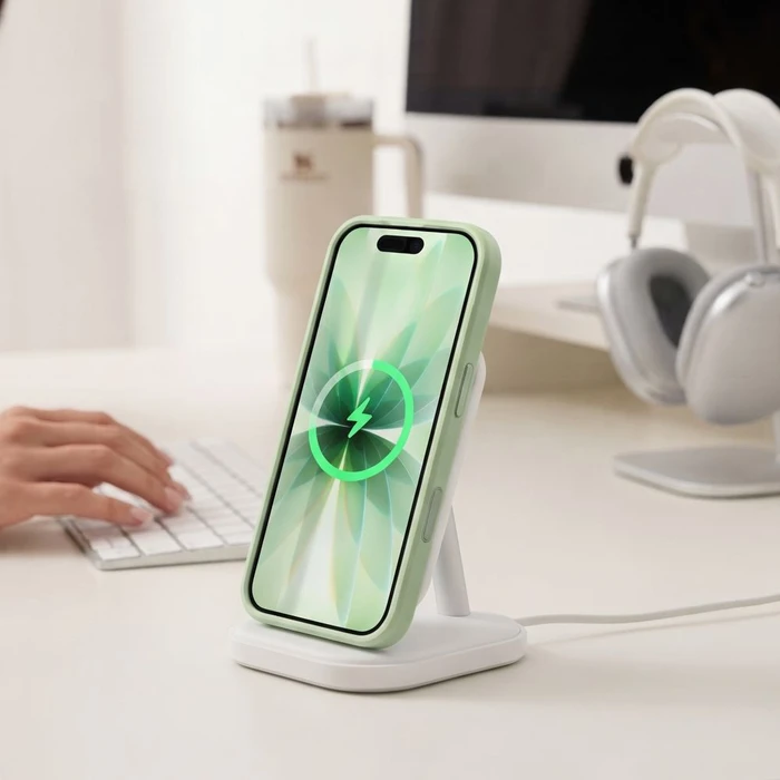 Tech-Protect MagPeak MagSafe CC Apple iPhone 17 Matte Sage