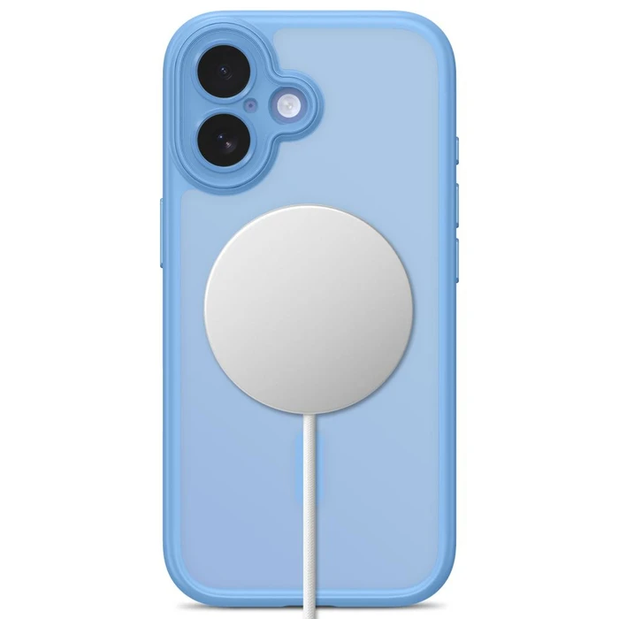 Tech-Protect MagPeak MagSafe CC Apple iPhone 17 Matte Mist Blue