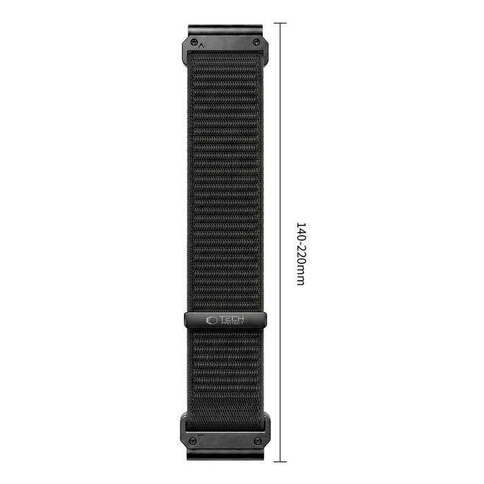 Tech-Protect NylonLoop Garmin Fenix 5x / 5x Plus / 6x / 6x Pro / 7x / 8 / 8 Pro / 9 / 9 Pro 51 mm Black
