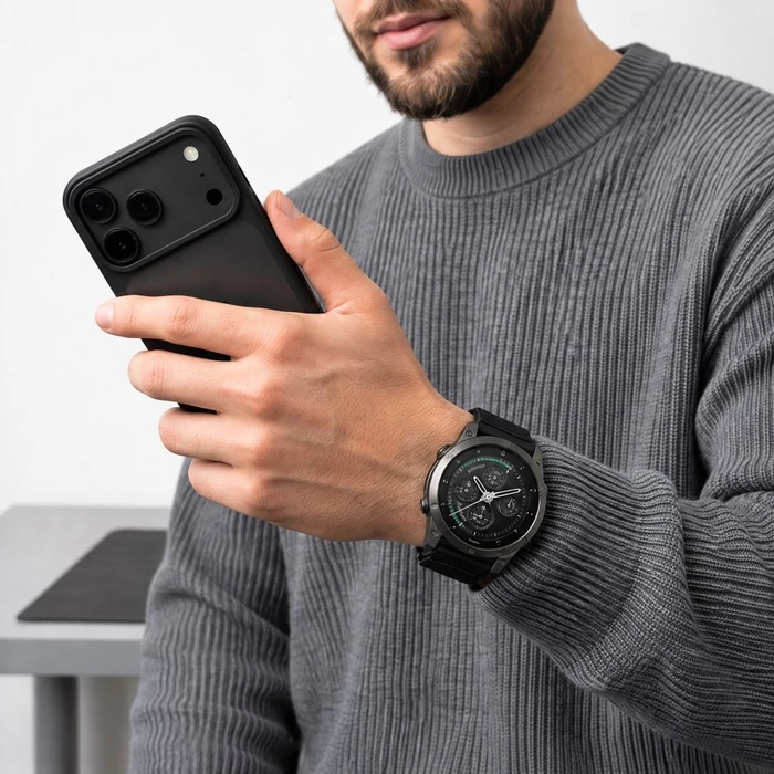 Tech-Protect NylonLoop Garmin Fenix 5x / 5x Plus / 6x / 6x Pro / 7x / 8 / 8 Pro / 9 / 9 Pro 51 mm Black