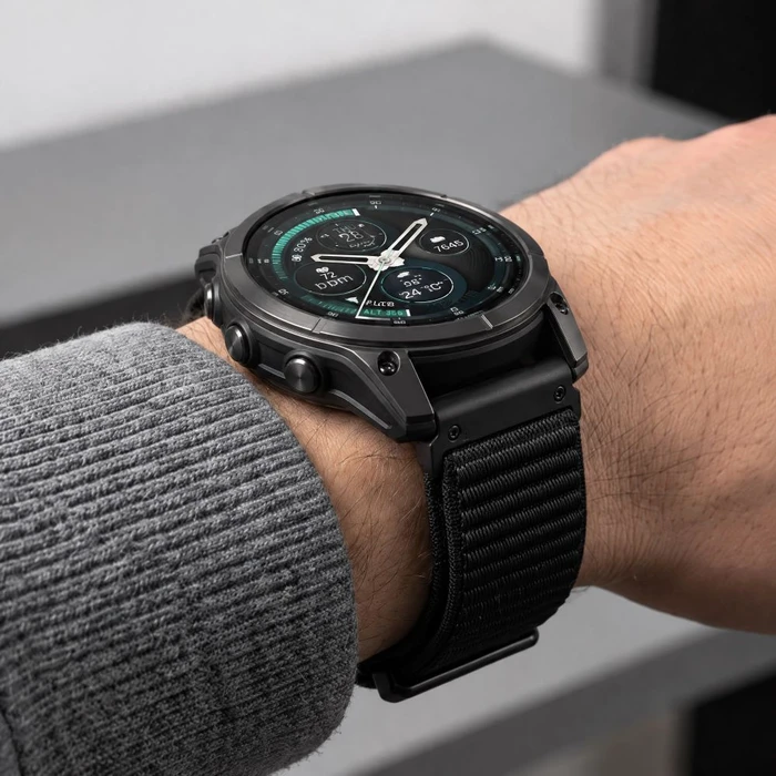 Tech-Protect NylonLoop Garmin Fenix 5x / 5x Plus / 6x / 6x Pro / 7x / 8 / 8 Pro / 9 / 9 Pro 51 mm Black