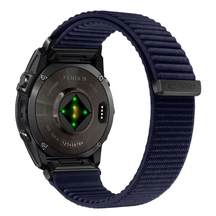 Tech-Protect NylonLoop Garmin Fenix 5x / 5x Plus / 6x / 6x Pro / 7x / 8 / 8 Pro / 9 / 9 Pro 51 mm Navy Blue
