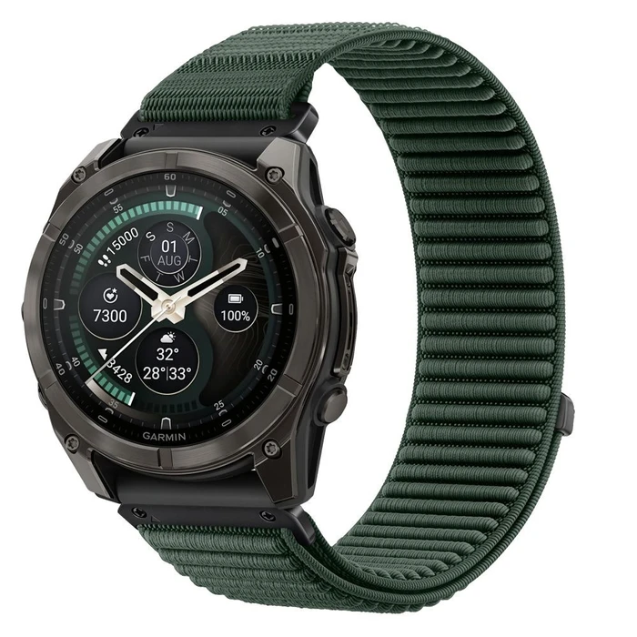 Tech-Protect NylonLoop Garmin Fenix 5x / 5x Plus / 6x / 6x Pro / 7x / 8 / 8 Pro / 9 / 9 Pro 51 mm Military Green