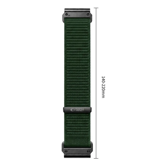 Tech-Protect NylonLoop Garmin Fenix 5x / 5x Plus / 6x / 6x Pro / 7x / 8 / 8 Pro / 9 / 9 Pro 51 mm Military Green