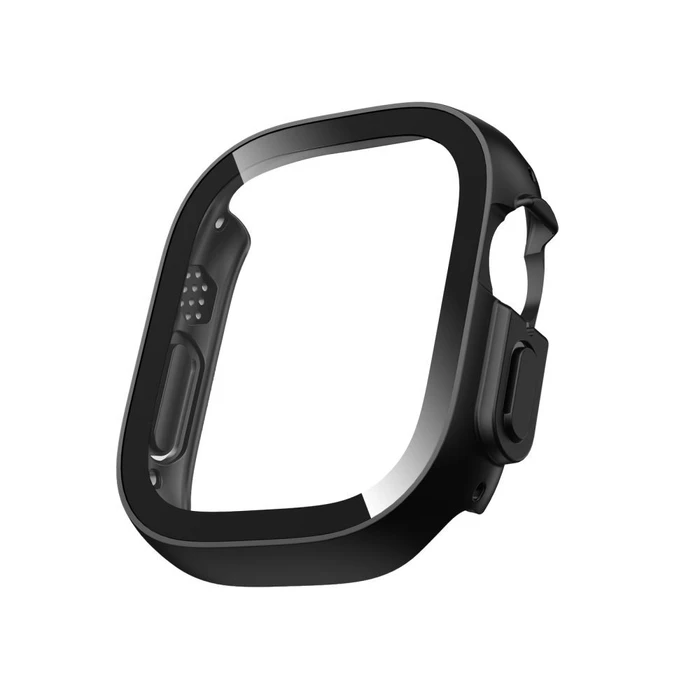 Tech-Protect Defense Apple Watch Ultra 1 / 2 / 3 / 4 49 mm Black & Clear [2 PACK]