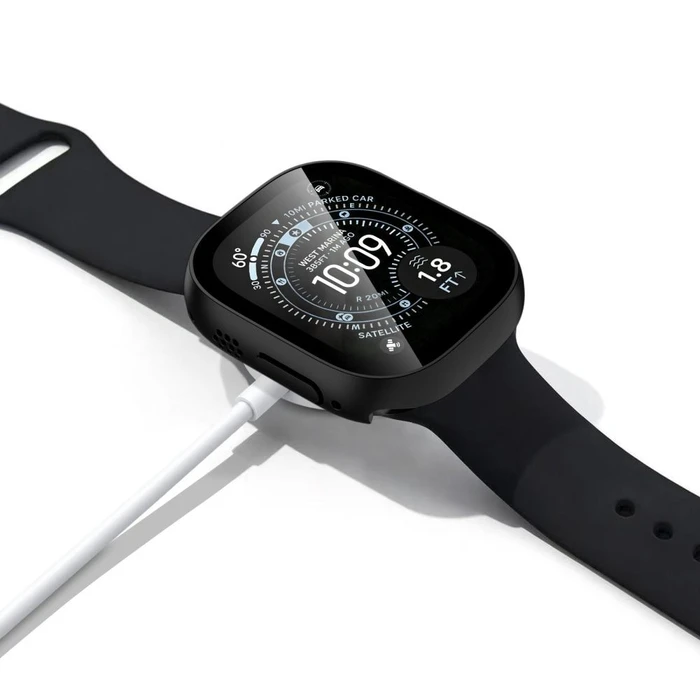 Tech-Protect Defense Apple Watch Ultra 1 / 2 / 3 / 4 49 mm Black & Clear [2 PACK]