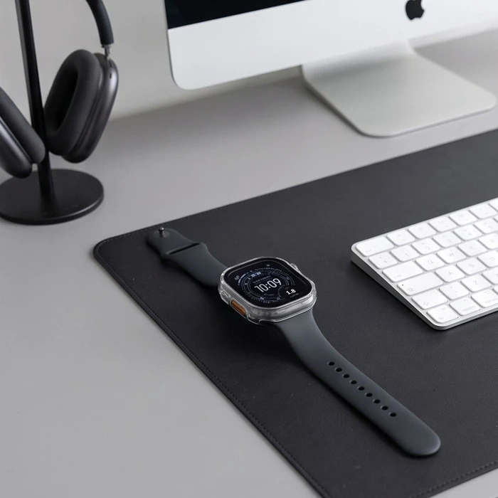 Tech-Protect Defense Apple Watch Ultra 1 / 2 / 3 / 4 49 mm Black & Clear [2 PACK]