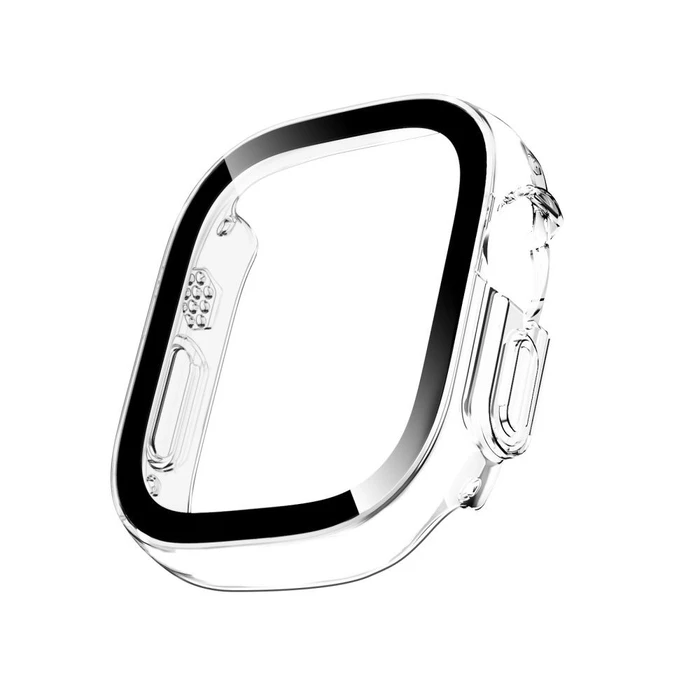 Tech-Protect Defense Apple Watch Ultra 1 / 2 / 3 / 4 49 mm Titanium & Clear [2 PACK]