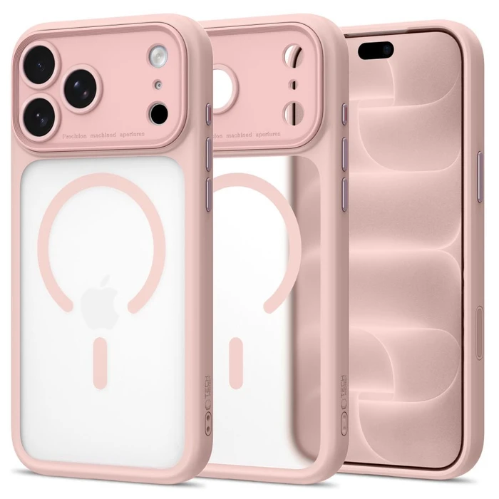 Tech-Protect MagPeak MagSafe CC Apple iPhone 17 Pro Max / 18 Pro Max Matte Pink