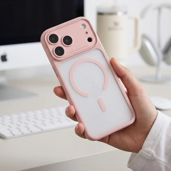 Tech-Protect MagPeak MagSafe CC Apple iPhone 17 Pro Max / 18 Pro Max Matte Pink