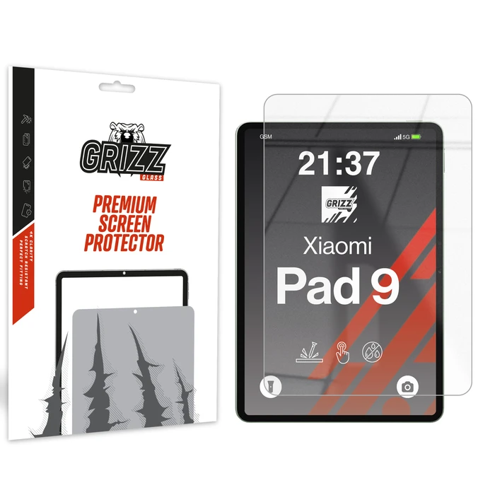 GrizzGlass HybridGlass Hybrid Glass for Xiaomi Pad 9