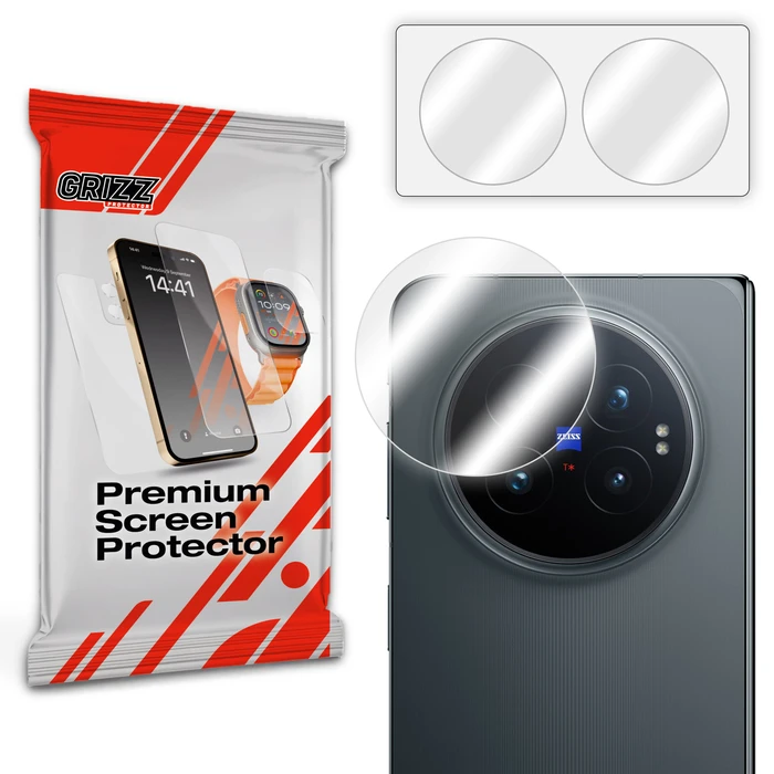 GrizzGlass HybridGlass Camera Lens Glass for Vivo X Fold6