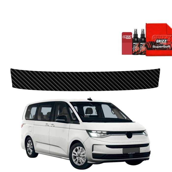 GrizzGlass BodyShield Carbon Trunk Sill Protective Film Volkswagen Multivan T7 (2026)