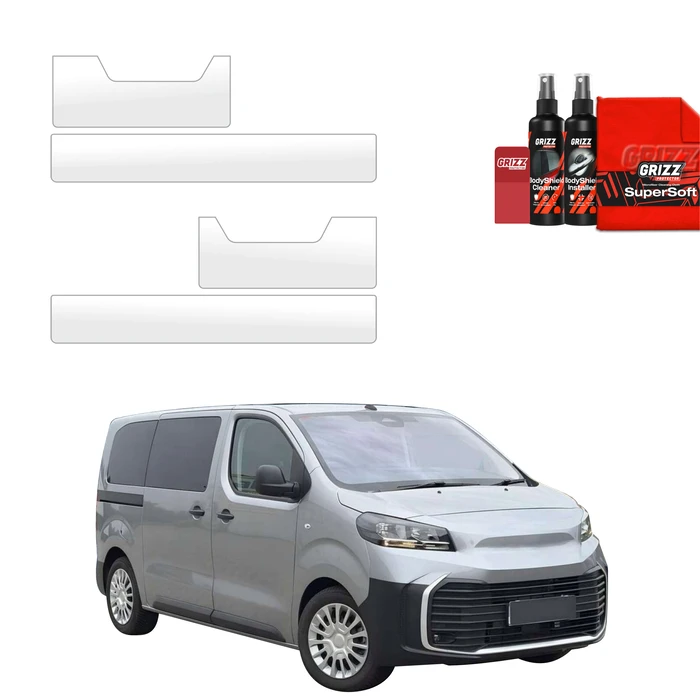 GrizzGlass BodyShield Door Sill Protective Film Toyota Proace Verso Long (2016-2026) [4in1]