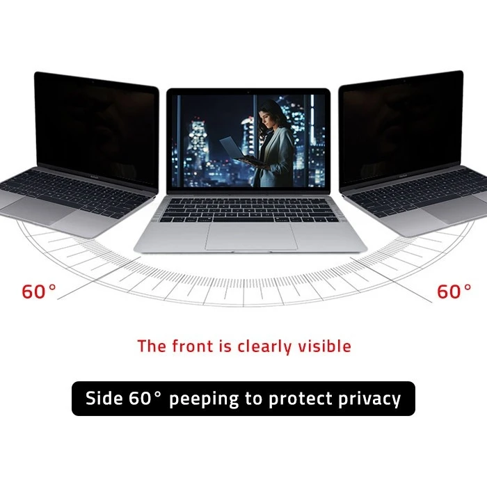 Privacy Filter Qoltec For Macbook Air 13.6 Inches | Magnetic | Eye Protection