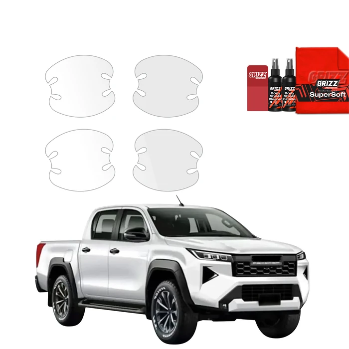 GrizzGlass BodyShield Door Handle Protective Film Toyota Hilux (2026) [4in1]