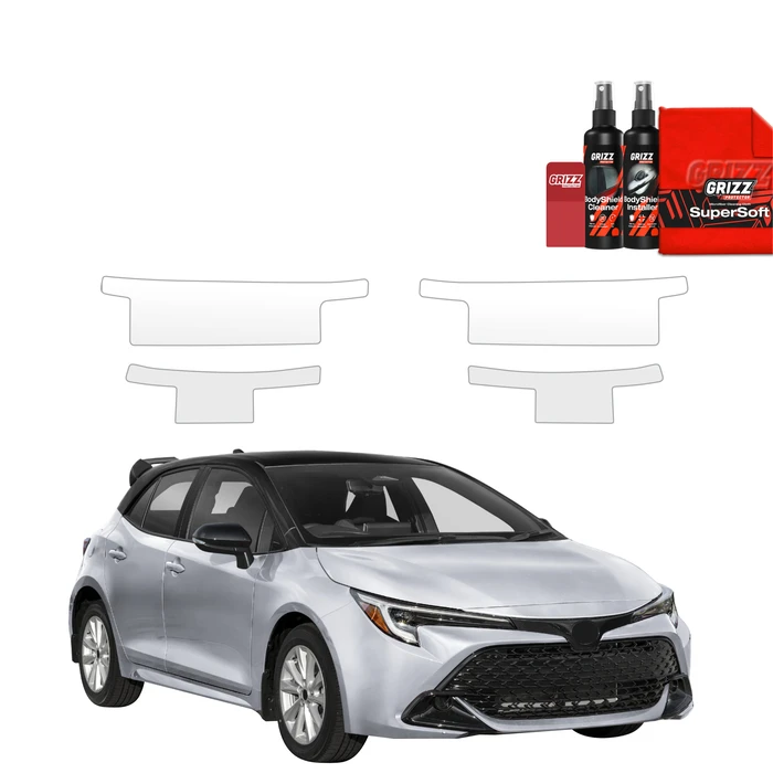 GrizzGlass BodyShield Door Sill Protective Film Toyota Corolla Hatchback (2019-2026) [4in1]