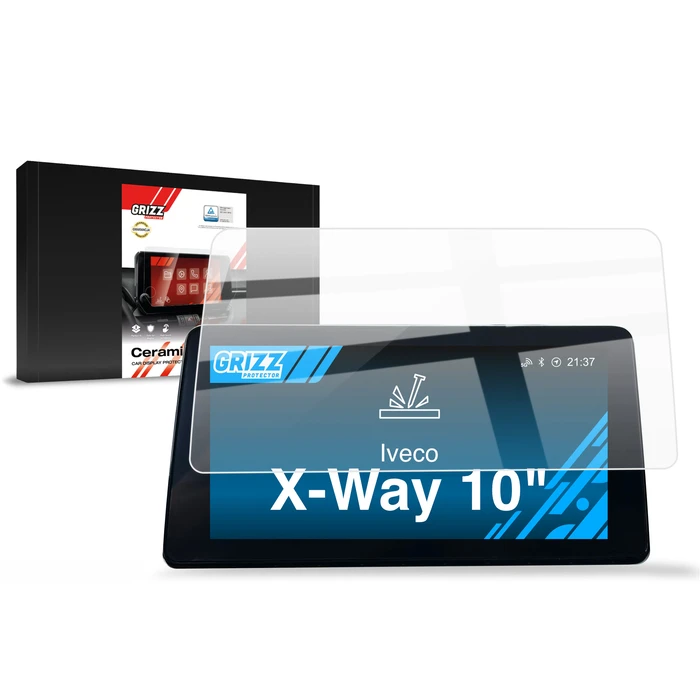 Ceramic GrizzGlass CarDisplay Protection IVECO X-Way 10" (2024-2026)