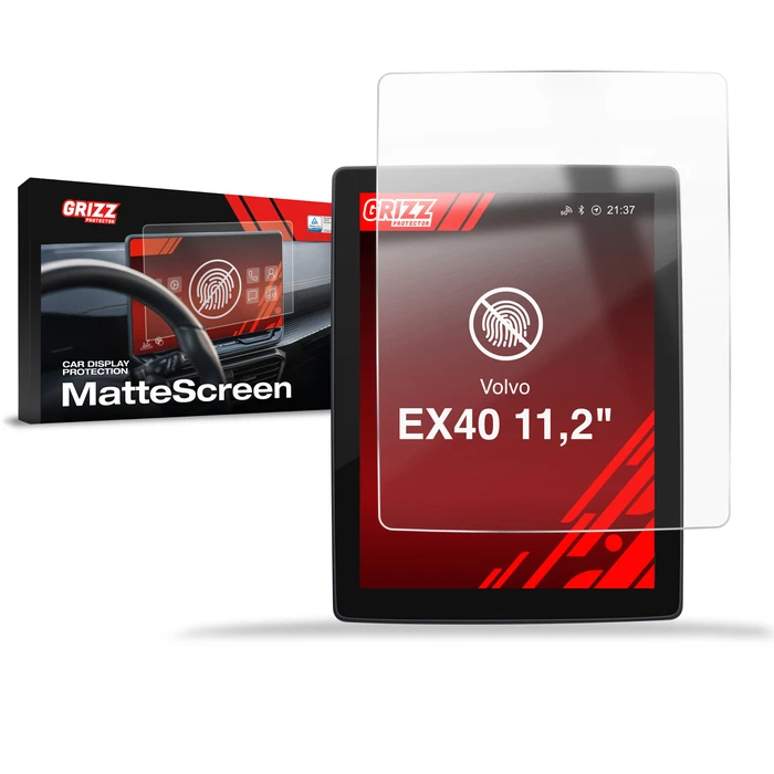 Matte GrizzGlass CarDisplay Protection Volvo EX40 11,2" (2026)