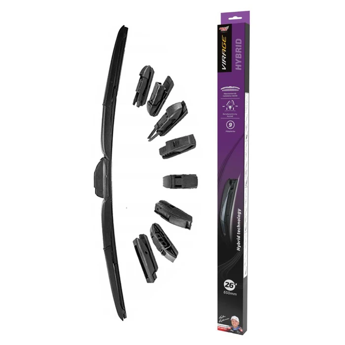 Υαλοκαθαριστήρας Moje Auto Hybrid 92-H26, 26" (650mm), 9 αντάπτορες