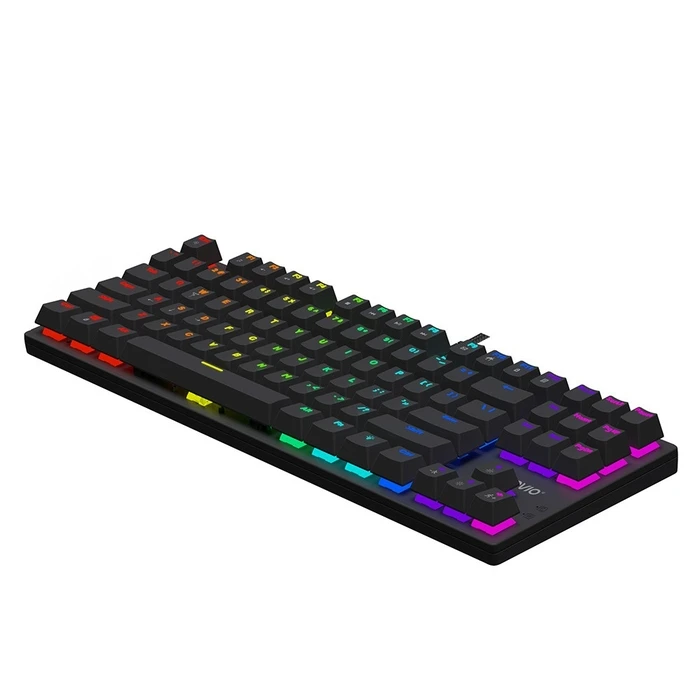 Gaming Πληκτρολόγιο Ενσύρματο Savio Rgb Tempest X2 Outemu Blue