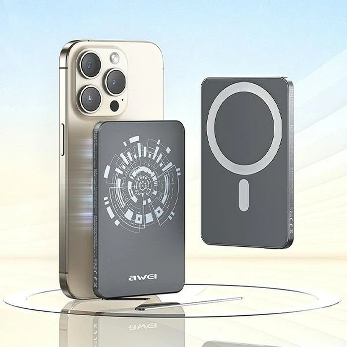 Power Bank Awei Induction MagSafe 5000mAh P112K