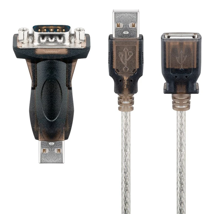 Καλώδιo Usb Goobay Σε Rs-232 93128 Με Καλώδιο Usb 1.5m Διάφανο