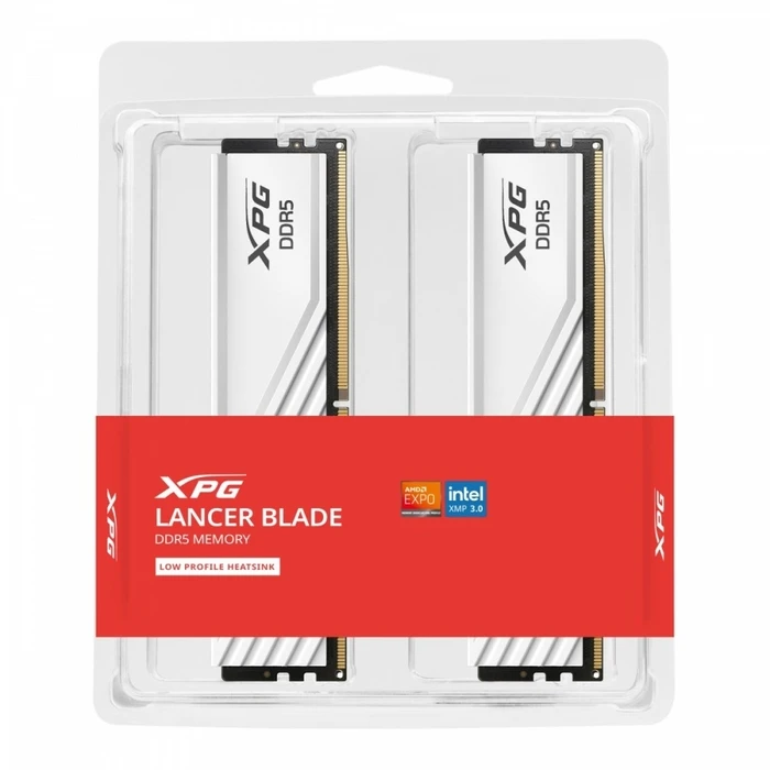 Μνήμη RAM Σταθερού DDR5 32GB Adata XPG Lancer Blade 6000 (2x16) CL30 White