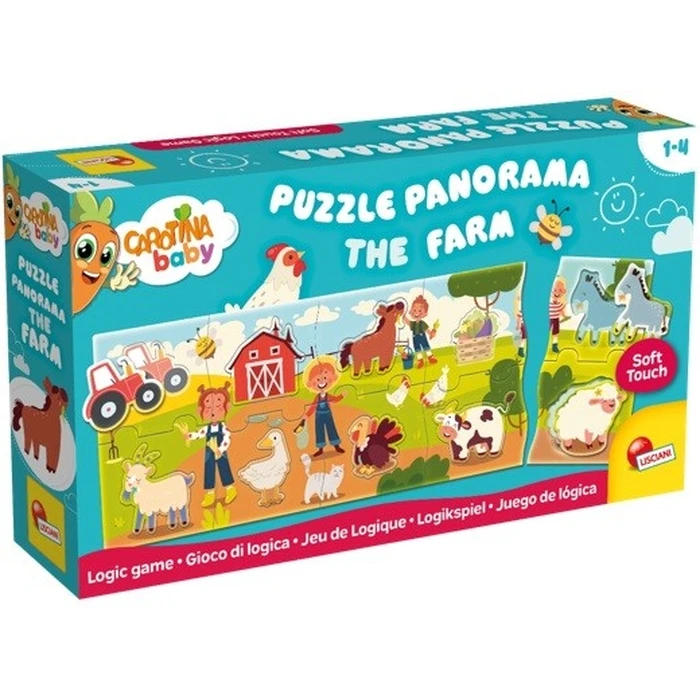 Παζλ Lisciani Carotina Baby Panorama - Farm