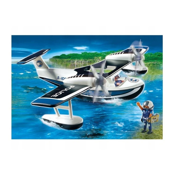 Playmobil Figures Set City Action 4445 Police Seaplane