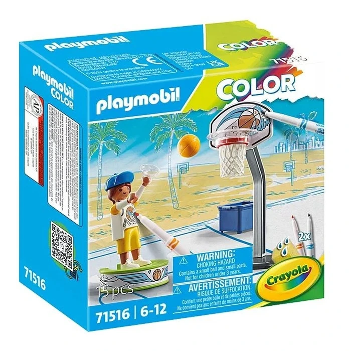 Playmobil Color 71516 Skater with basketball figurines set