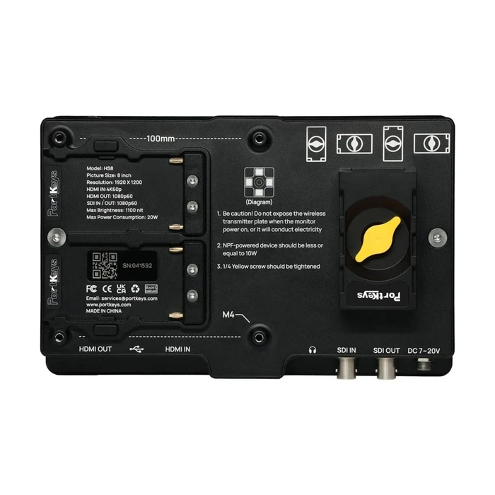 Μόνιτορ βιντεογραφησης Portkeys HS8 Monitor