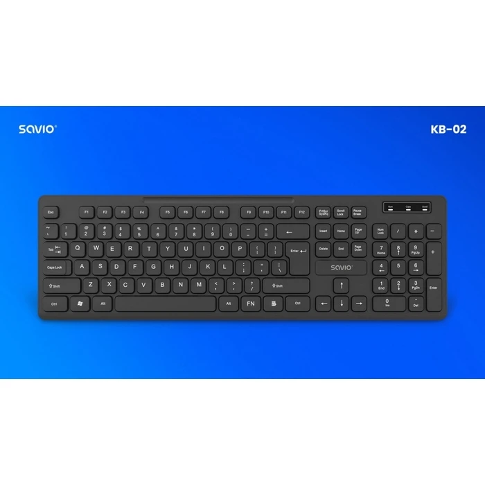 Πληκτρολόγιο Ασύρματο Savio Kb-02 Savio
