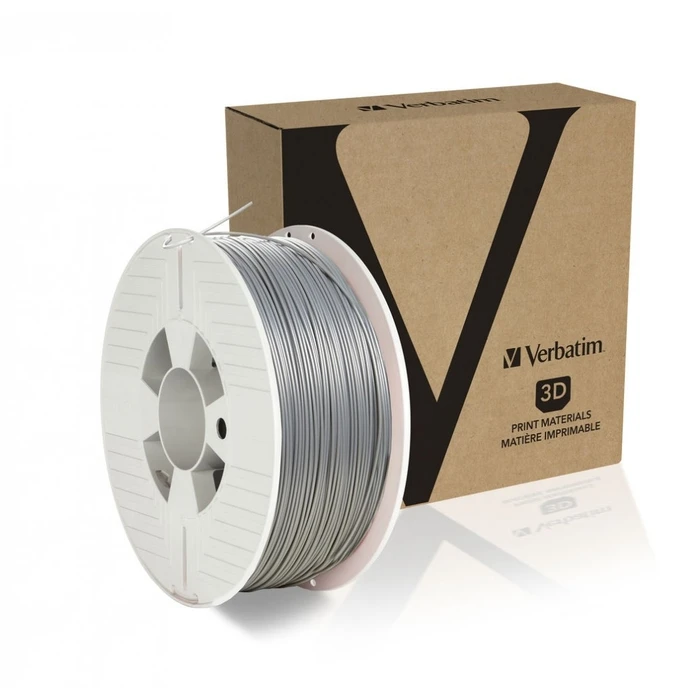 3D Printer Filament Verbatim ABS Silver 1,75mm /1kg/Gray/ 55032