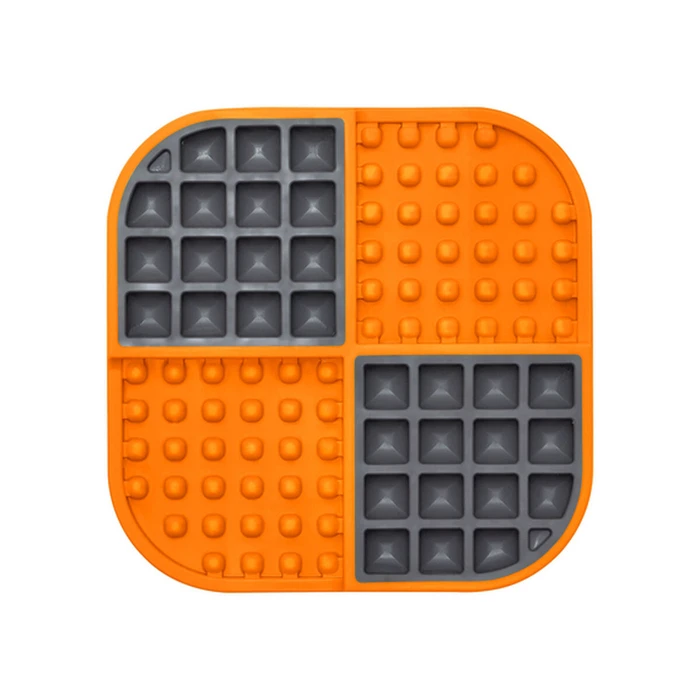 Ταΐστρα Σκύλων Lickimat Dog Slomo Orange πολυπροπυλένιο TPR